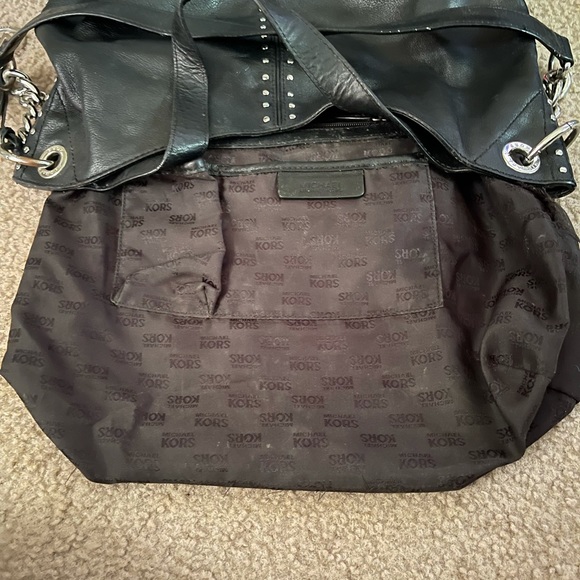 Michael Kors silver studded limited edition bag… - Picture 9 of 10